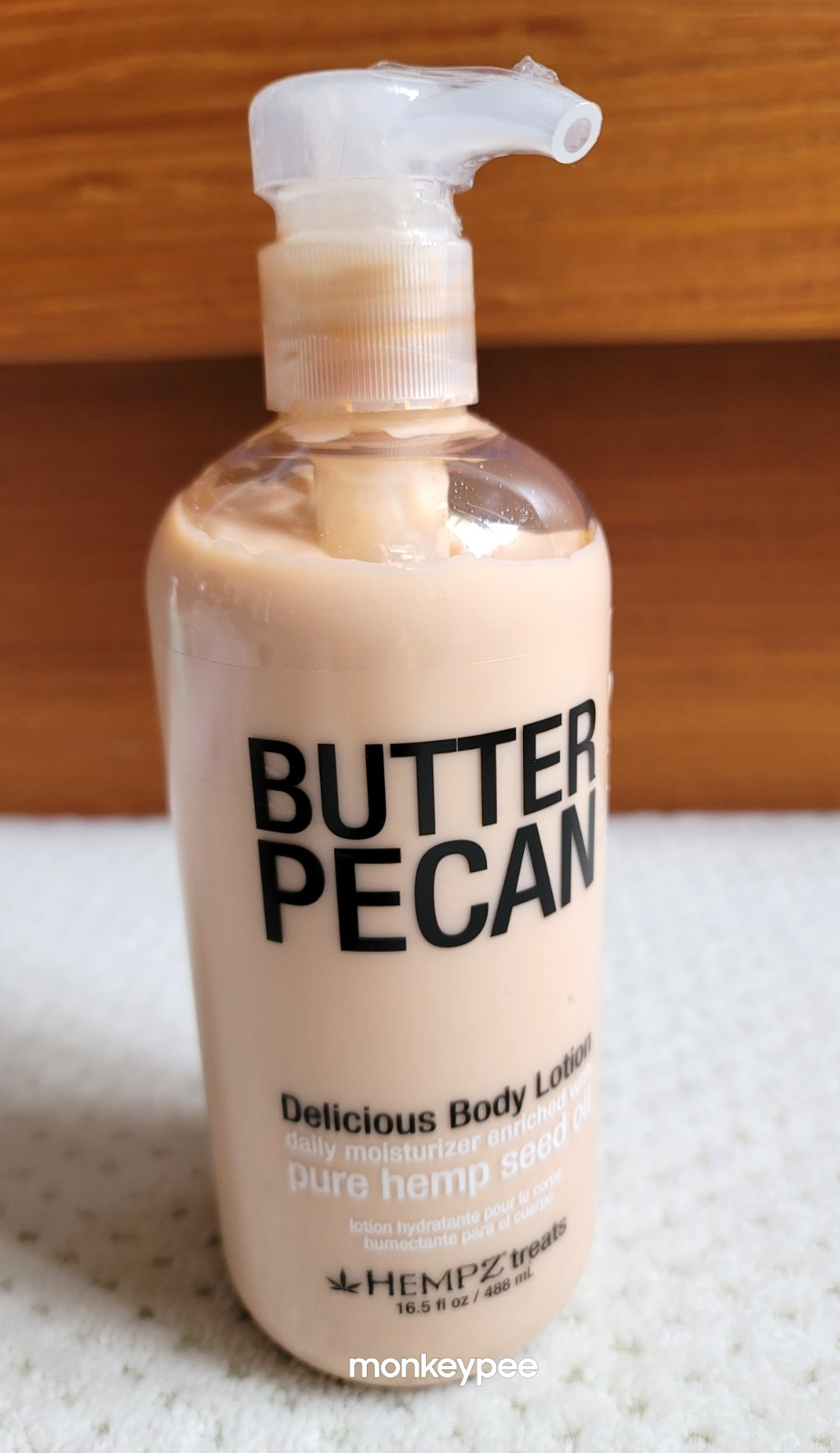 Pecan Body Lotion Pure Hemp Seed Oil 16.5 Fl Oz