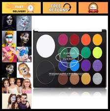 Extra Large 18 Color Face Body Paint Palette - Water Activated SFX Makeup for
