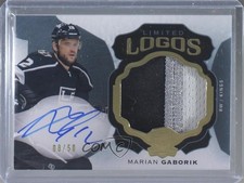 2016-17 Upper Deck The Cup Limited Logos 8/50 Marian Gaborik #LL-MG Auto 0c3