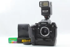 Late S/N243xxxx [Exc+5] Nikon F4E 35mm SLR Film Camera Body MB-23 +Flash JAPAN