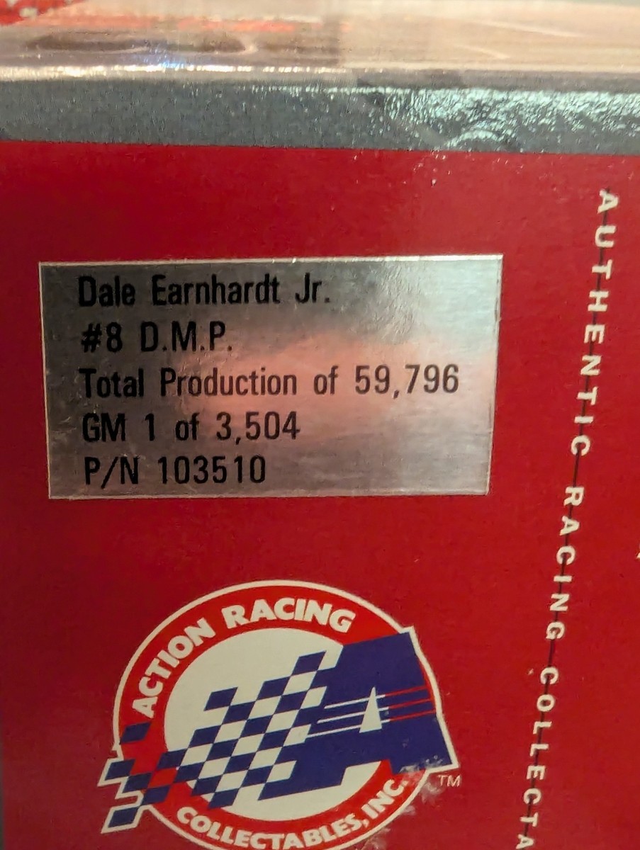 RCCA Dale Earnhardt Jr #8 2003 DMP ELITE 1/24 Nascar Collection Neuve
