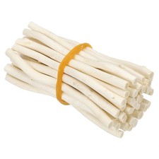 36 Pcs 10cm Wood Log Sticks, 0.2-0.5 Inch Natural Wood Craft Sticks, White