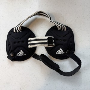 Adidas Wrestling Youth Wizard Ear Guard Head Gear Black White VGC