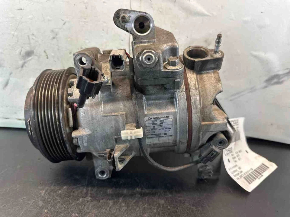 17 INFINITI QX70 A/c Air Compressor 3.7L 6 cylinder - Image 2 of 4