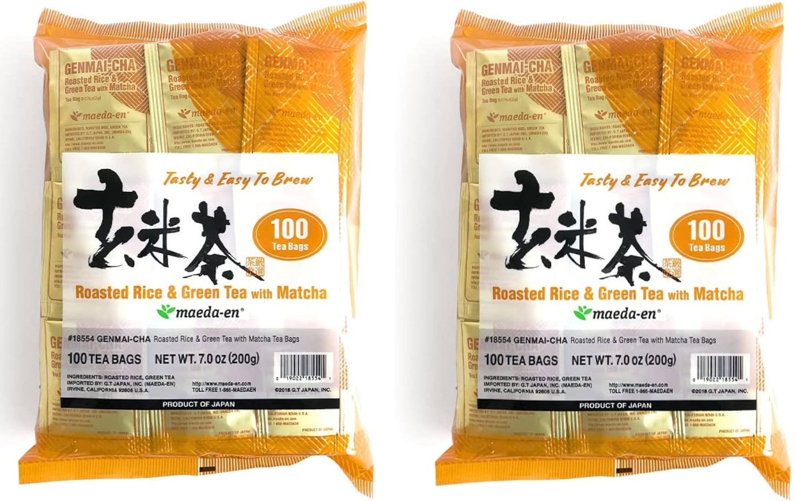 100 Tea Bags Each (200 Bags Total)