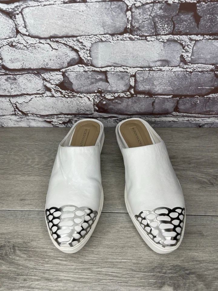 Zapatillas deportivas BCBG MAXAZRIA blancas de cuero de becerro para mujer talla 6,5 M EE. UU./36,5 UE Foto 2 de 4