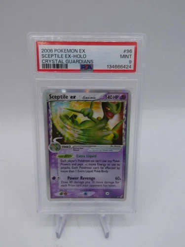 Sceptile ex (Delta Species) 96/100 Crystal Guardians Holo LOW POP!!! PSA 9!!!!