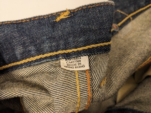Evisu Denim Selvedge Jeans Blue Size 36 - Private Stock For Maniacs - New - Picture 9 of 13