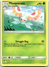Masquerain 8/149 Sole e Luna: Set Base Rara Carta Pokemon Arte Unica LP
