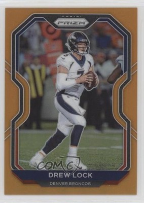 2020 Panini Prizm Orange Prizm 7/249 Drew Lock #113 05p9