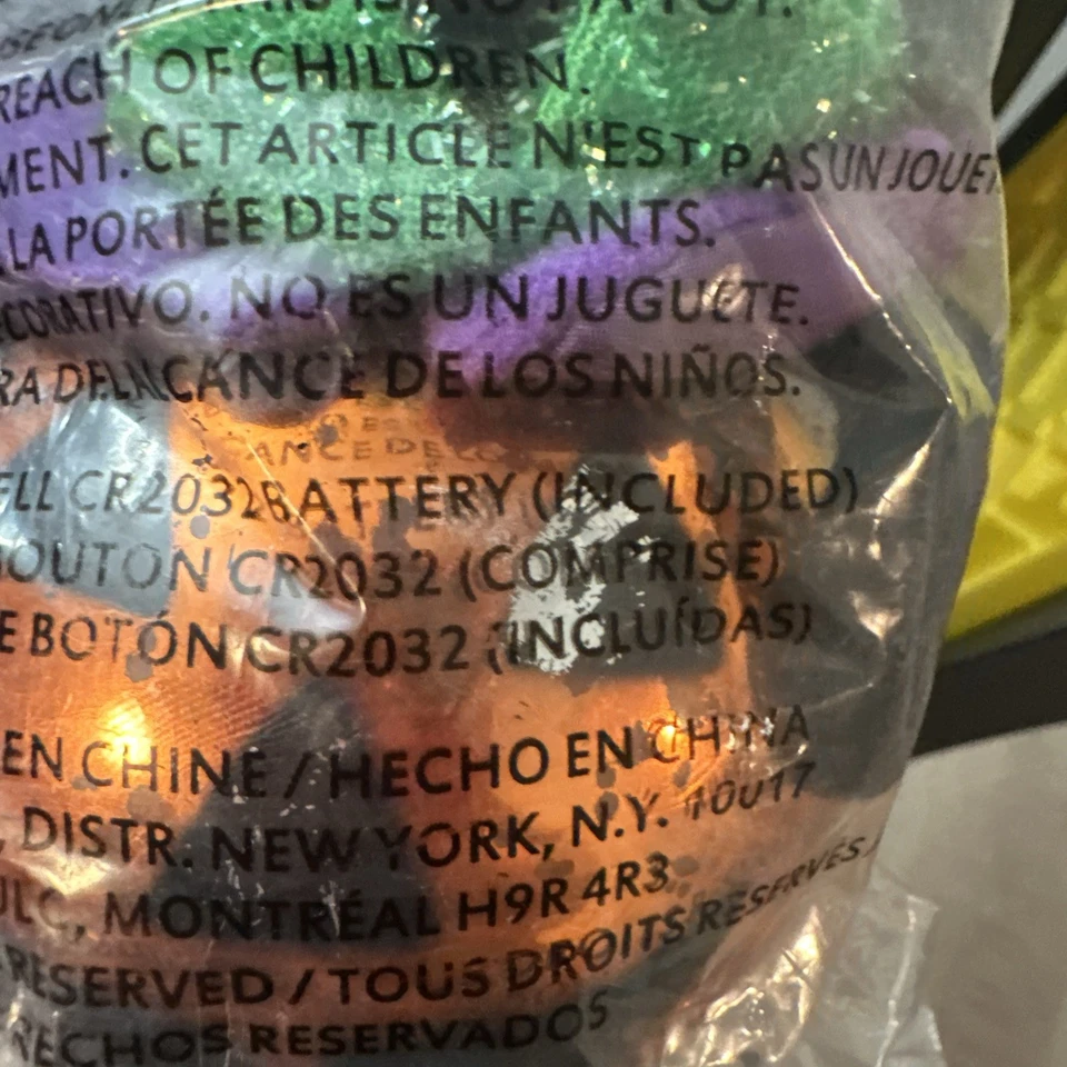 Avon LIGHT-UP LED HALLOWEEN Personaje Negro CAT Raro! NOS 2015 Foto 3 de 4