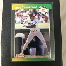 Jose Canseco 1989 Donruss #91 Athletics