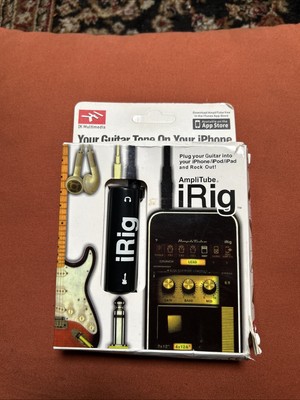 IK Multimedia AmpliTube IRig Guitar Interface Adapter For iphone ipad ipod