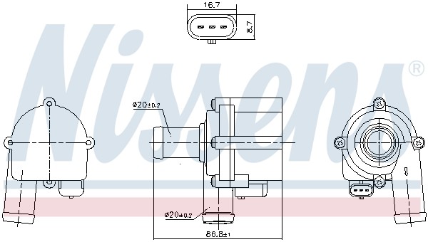 Wasserpumpe KüHlmittelpumpe Elektrisch FüR Audi A4 Avant 35 Tfsi Mild Hybrid-image