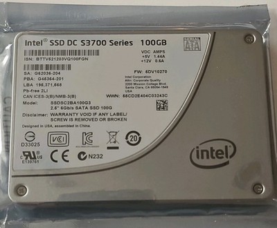 Intel DC S3700 100GB 2.5'' SATA III Internal SSD SSDSC2BA100G3
