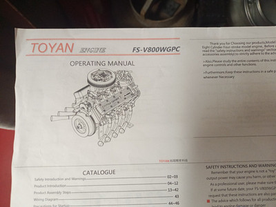Toyan V8 Motor