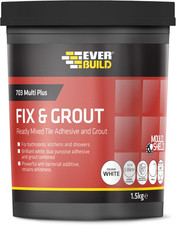 Everbuild 703 Fix and Grout Tile Adhesive – Ready Mixed – Anti-Mould – Water Res