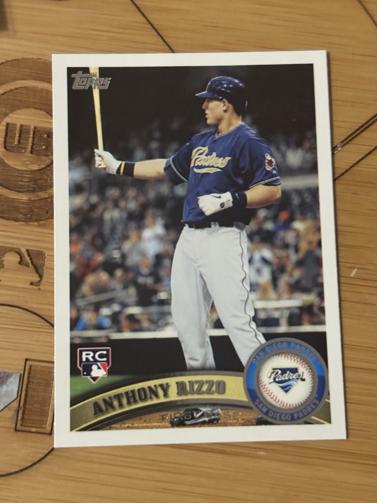 2011 Anthony Rizzo Topps Update Rookie Card #US55 RC CUBS