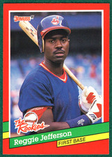 Reggie Jefferson - 1991 Donruss The Rookies #55 -Cleveland Indians Baseball Card