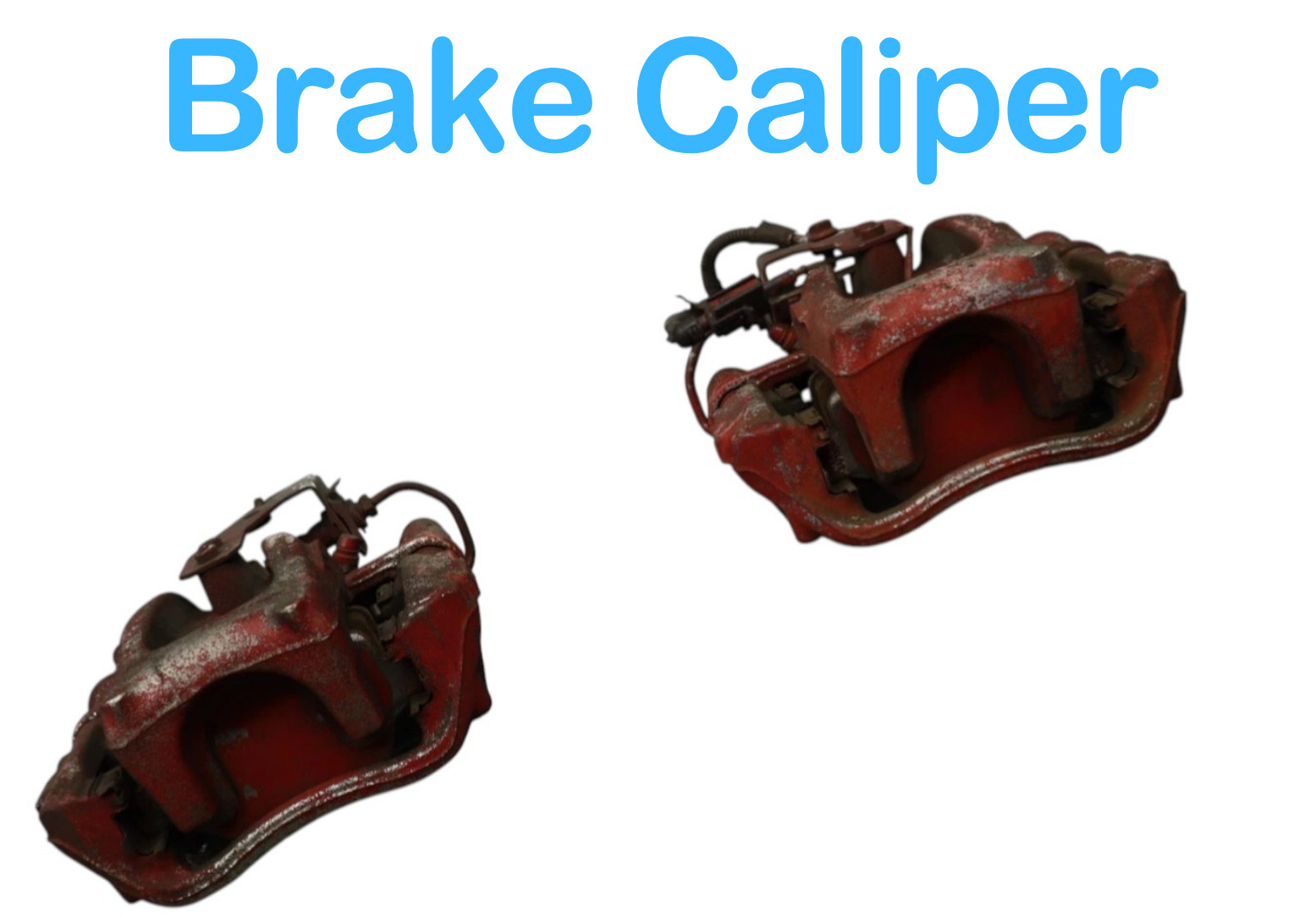 14-20 Maserati Ghibli Rear Right & Left Side Parking Brake Caliper Set Oem