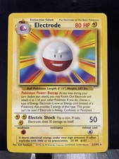 1999 Pokémon Electrode Base Set Unlimited 21/102 WOTC - LP