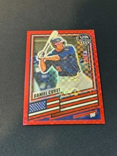 2026 Panini Prizm USA Stars & Stripes Daniel Cuvet Red Power Prizm #/149