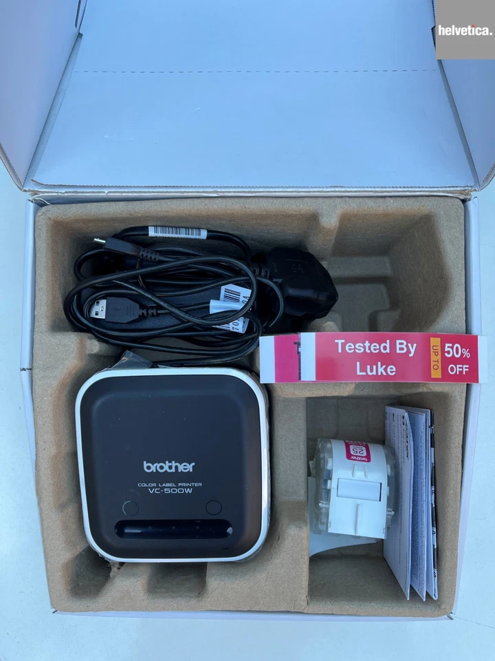 Brother VC-500WCR Design n Craft Colour Wireless Label Printer VC-500W (USED) - Image 2 of 4