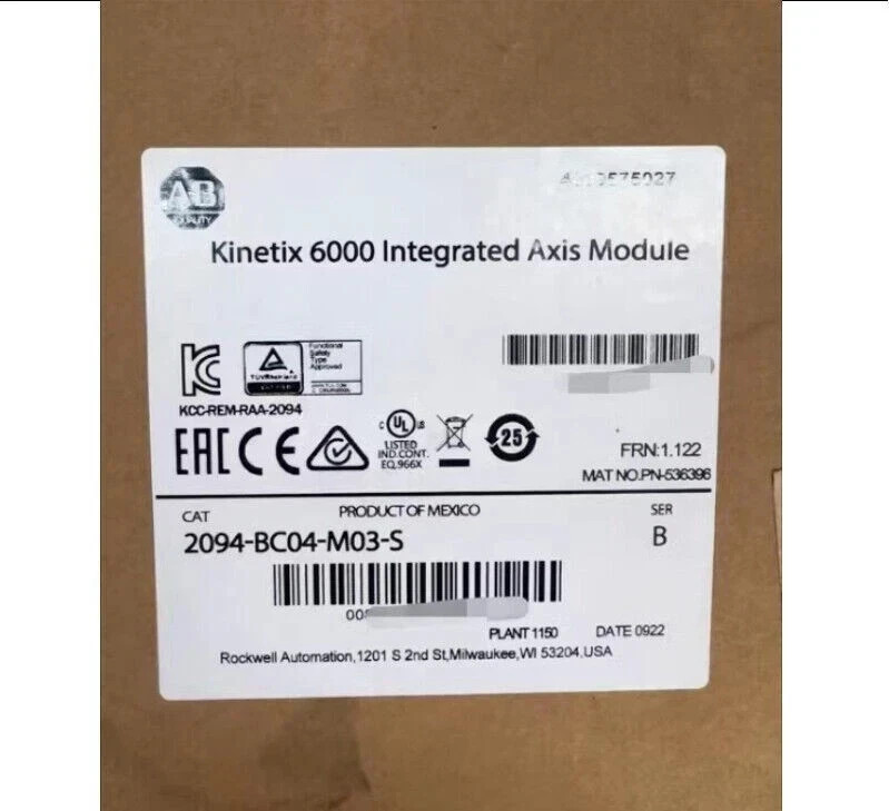 NEW AB 2094-BC04-M03-S Kinetix 6000 Integrated Axis Module 2094BC04M03S