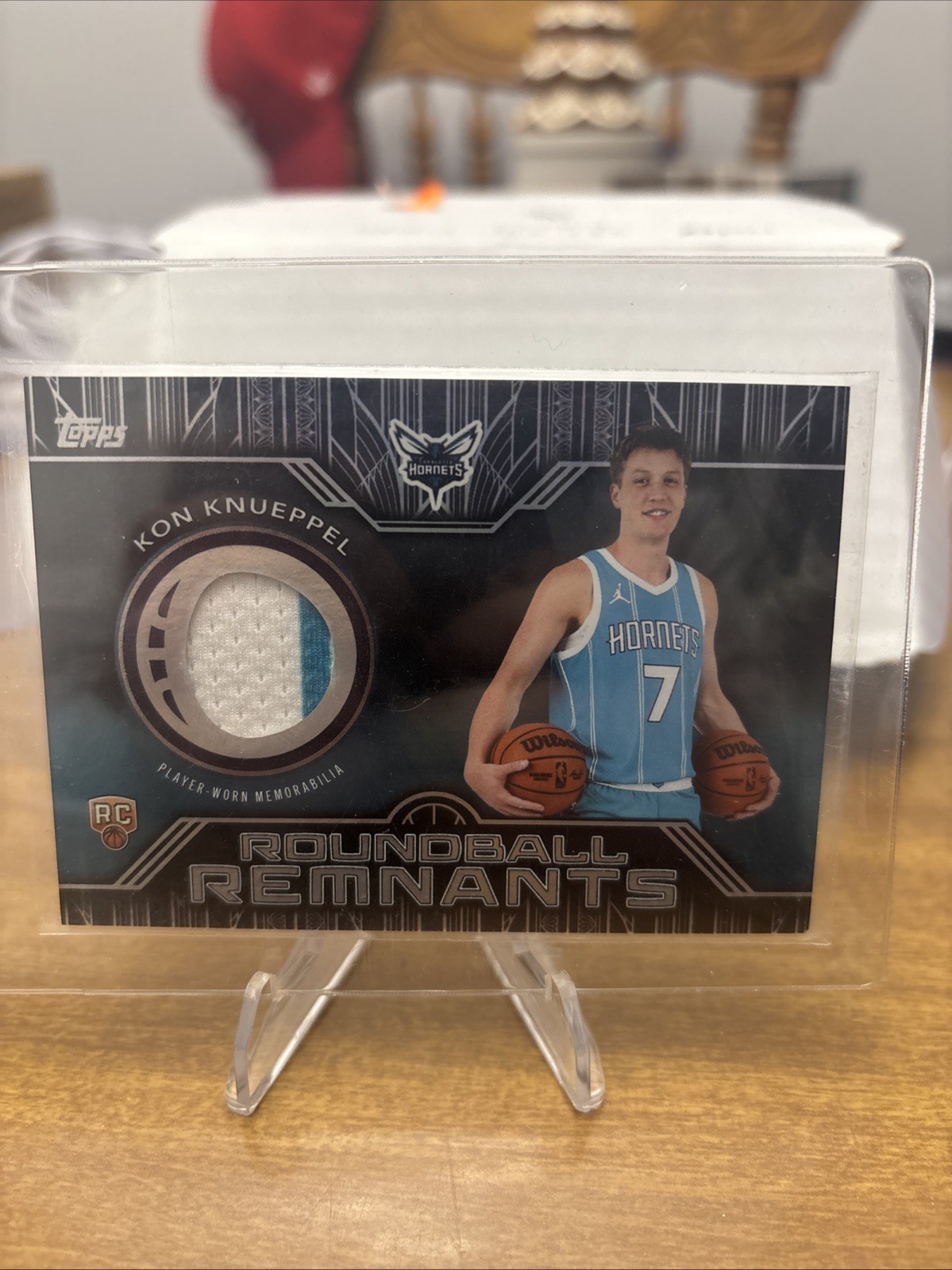 2025-26 Topps - Rookie Roundball Remnants Kon Knueppel #RRR-KK (MEM, RC)
