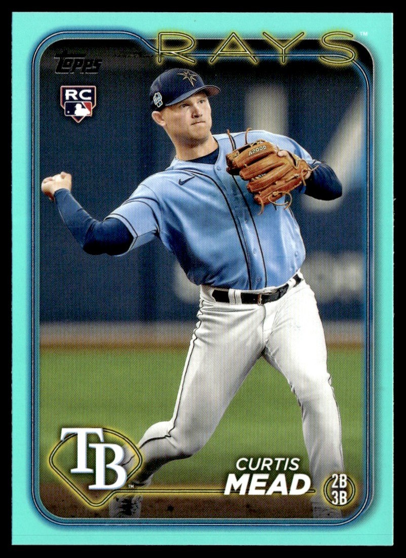 2024 Topps Rookie Aqua Curtis Mead #82