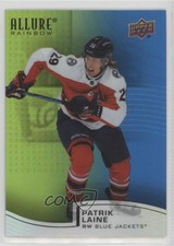 2021-22 Upper Deck Allure Rainbow Green Blue 193/299 Patrik Laine #R-82 sq1