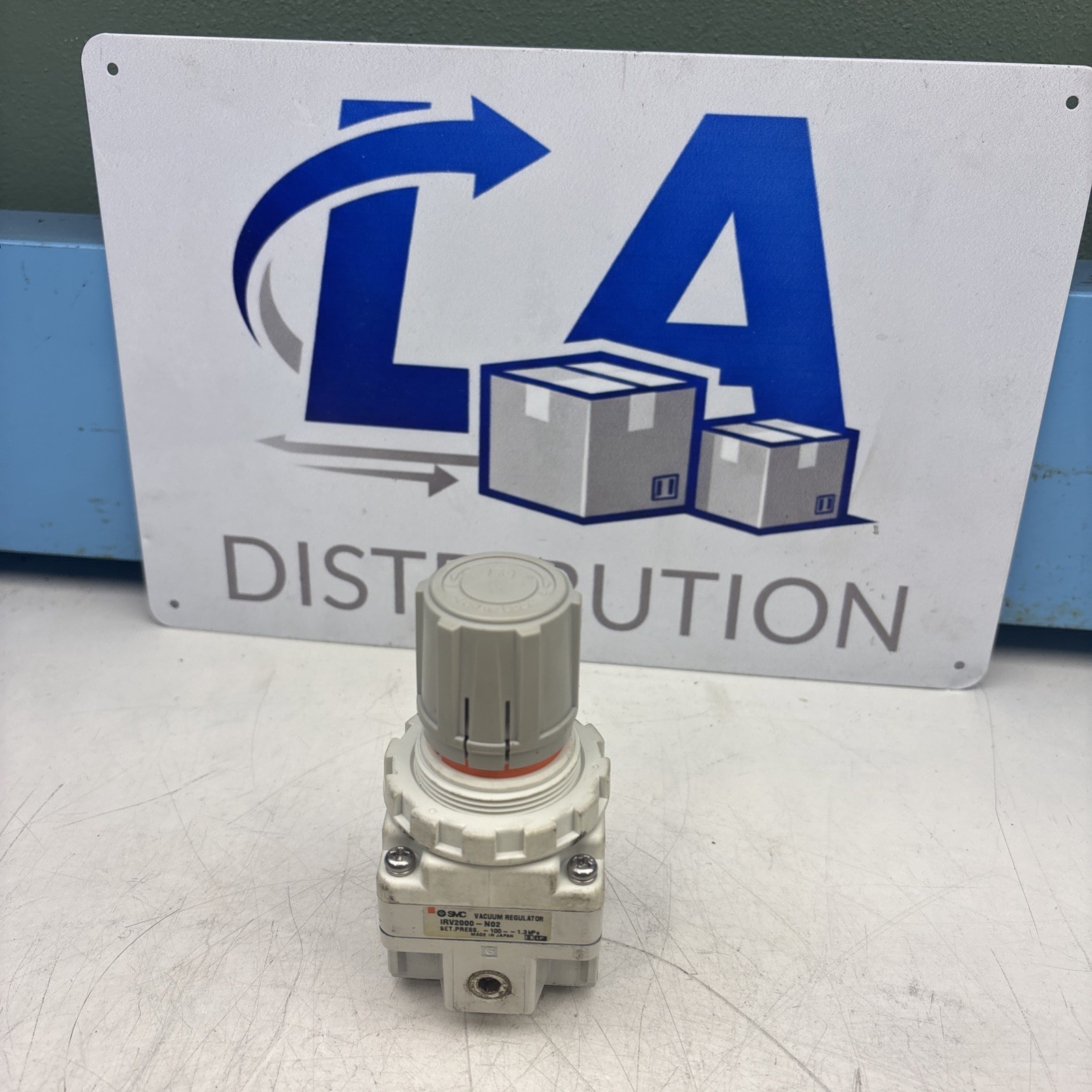 SMC IRV2000-N02 Vacuum Regulator -100 To -1.3kPa Set Pressure Used