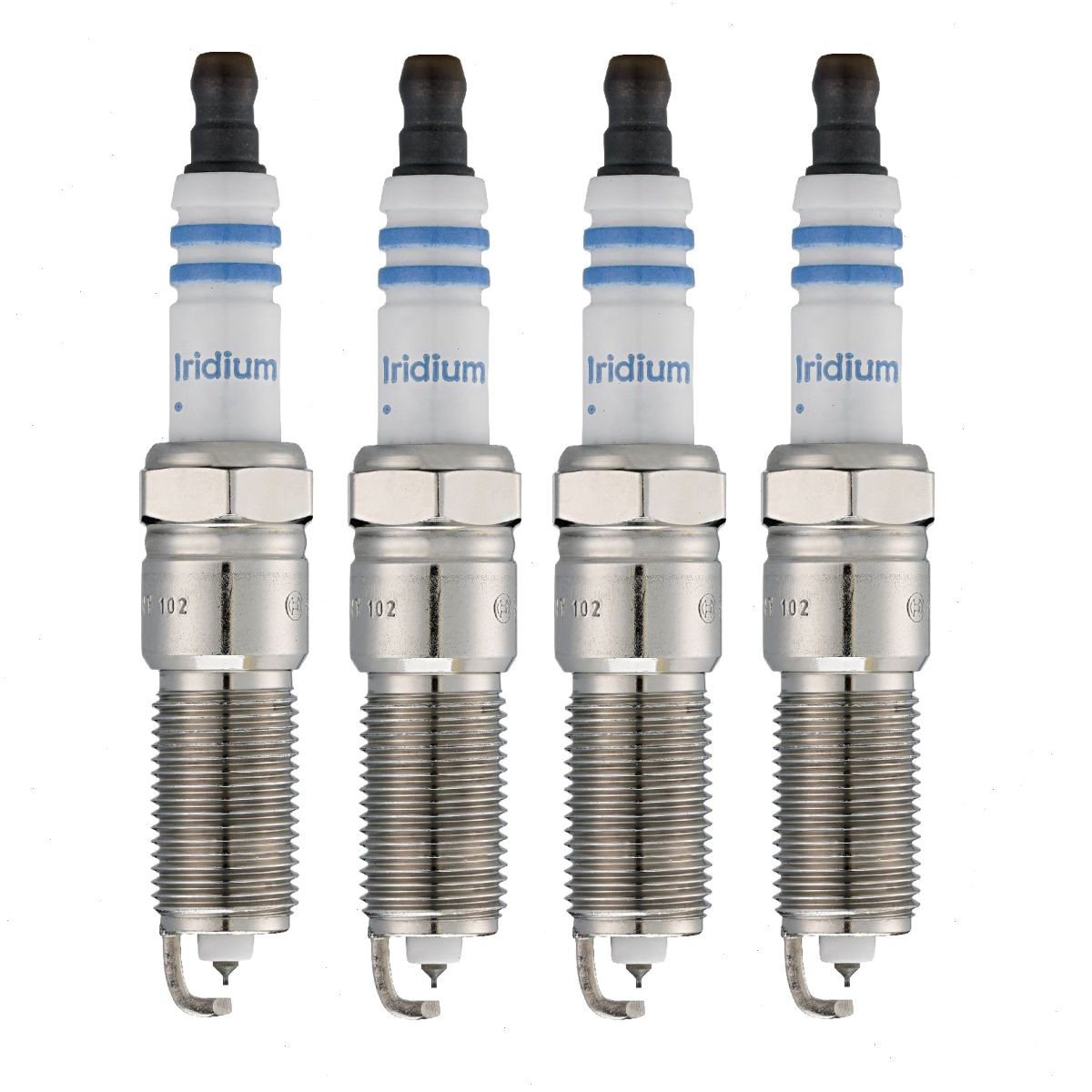 4 pc Bosch Double Iridium Spark Plugs for 1999-2002 Mercury Cougar 2.0L L4 qj