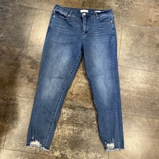 Women s size 32 Jessica Simpson adored high-rise ankle jeans Frayed Ankle Jeans