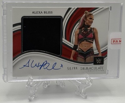 Alexa Bliss 2023 Panini Immaculate WWE Premium Memorabilia Patch Sealed Auto /99
