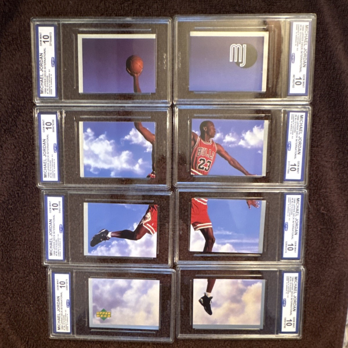 Upper Deck Michael Jordan 1996-97 Puzzle Card Lot NBA Chicago 
