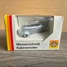 Gama Messerschmitt Kabinenroller, 1/43 Diecast Silver 51009