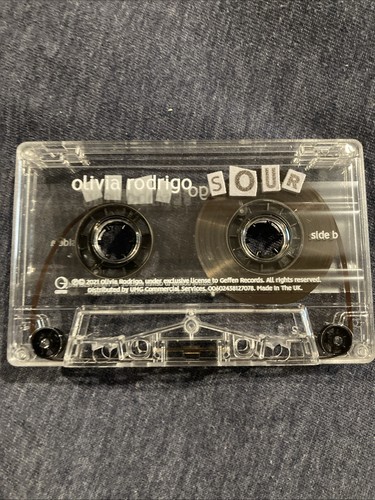 Olivia Rodrigo Sour Clear Cassette New Rare US Ship - Picture 3 of 3