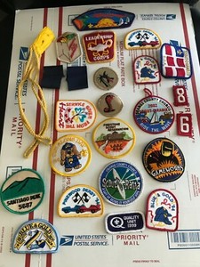 Vintage boys AND GIRLS scout patches lot BOY SCOUT B45