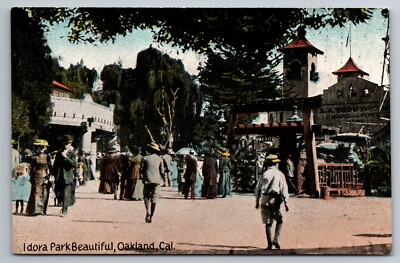 Idora Park Oakland California Alameda County c1910 UNP Postcard N499