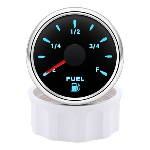2" 52mm Car Boat Truck Fuel Level Gauge Tank Level Gauge 240-33ohm Waterproof - Picture 3 of 12