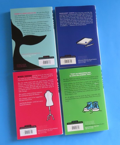 4 Judy Blume Paperbacks “deeni”, “then again, maybe I won’t”, “blubber” + - Picture 3 of 6