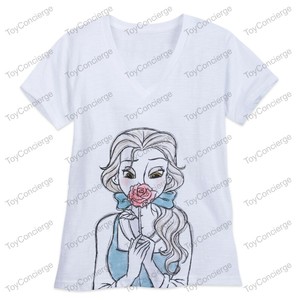 DISNEY Store TEE for Girls BELLE Beauty and the BEAST T Shirt PICK Size NWT DISNEY Store TEE for Girls BELLE Beauty and the BEAST T Shirt PICK Size NWT
