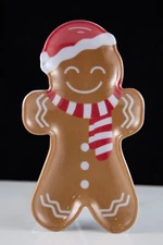 New Cook With Color Christmas Gingerbread Man Spoon Rest