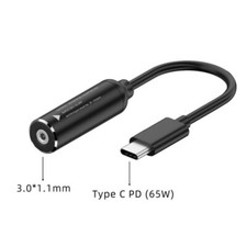 DC 3.0x1.1mm Female to USB Type C PD Charger Cable Power Cable for USB C Devices