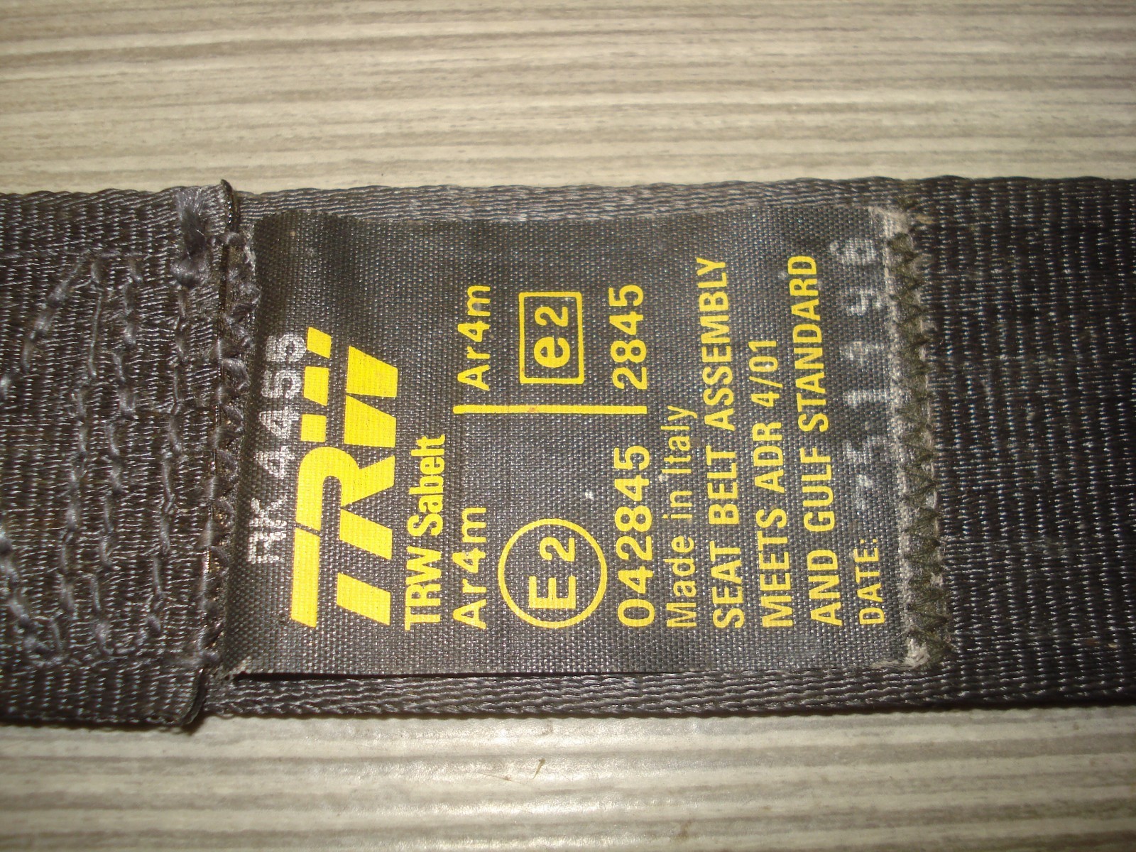 Ferrari 355 seat belt 64928200 belt F355 TRW sabelt 042845 seat belt