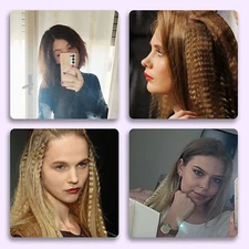 Crimping Iron Hair Crimper Hair Waver Volumizing Crimper with Titanium Ceramic