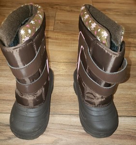 Rugged Outback Niño Chicas Tamaño 8 Impermeable Invierno Botas De Nieve  Marrón Rosado | eBay