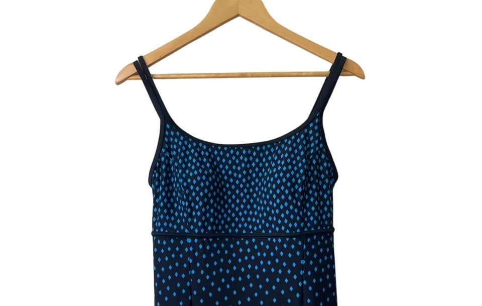 Traje de baño a lunares de una pieza talla 10 falda vestido pantalones de bikini Foto 2 de 4