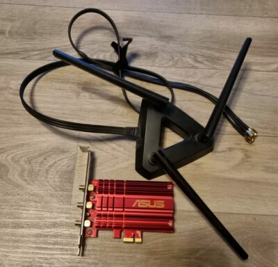 ASUS PCE-AC68 AC1900 Dual-Band Wi-Fi PCIe-Karte/Netzwerkkarte (90IG00R0-BM0G00) 